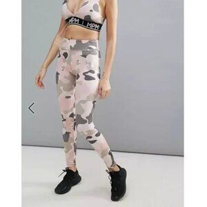 MinkPink Camo Print Active Survivor Leggings, Size XS